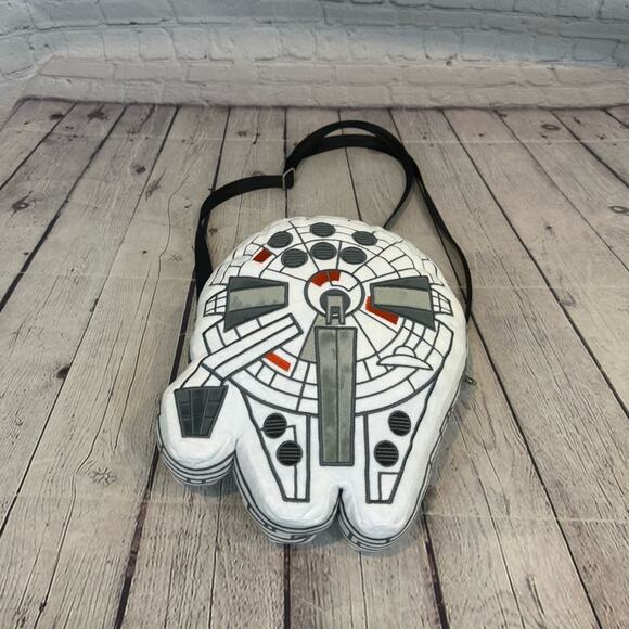 Harvey’s Star Wars Millennium Falcon Plush Crossbody Bag - Picture 1 of 3
